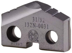 Allied Machine and Engineering - 34mm Diam x 3/16" Thick, Seat Code 2, 132° Included Angle Spade Drill Insert - TiCN Coated, Cobalt, Grade Premium Cobalt, Series T-A - USA Tool & Supply
