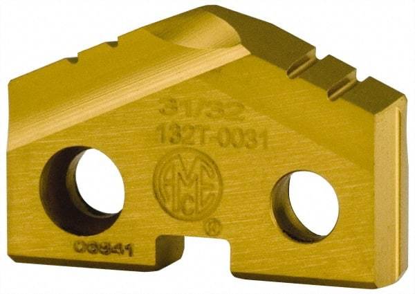 Allied Machine and Engineering - 1-5/8" Diam x 1/4" Thick, Seat Code 3, Spade Drill Insert - TiN Coated, Cobalt, Grade Super Cobalt, Series T-A - USA Tool & Supply