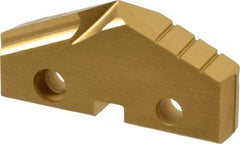 Allied Machine and Engineering - 48mm Diam x 5/16" Thick, Seat Code 4, 132° Included Angle Spade Drill Insert - TiN Coated, High Speed Steel, Series GEN2 T-A - USA Tool & Supply