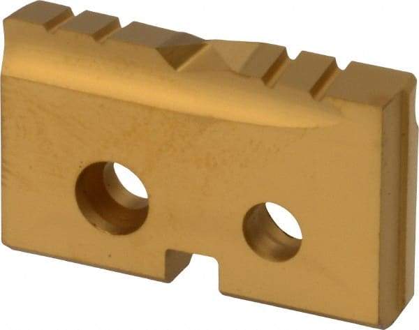 Allied Machine and Engineering - 59/64" Diam x 5/32" Thick, Seat Code 1, Flat Bottom Spade Drill Insert - TiN Coated, Cobalt, Series T-A - USA Tool & Supply