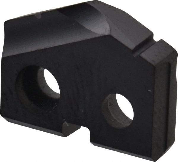 Allied Machine and Engineering - 35/64" Diam x 1/8" Thick, Seat Code 0, 132° Included Angle Spade Drill Insert - TiAlN Coated, Carbide, Grade K20, Series T-A - USA Tool & Supply