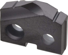 Allied Machine and Engineering - 17/32" Diam x 1/8" Thick, Seat Code 0, 132° Included Angle Spade Drill Insert - TiAlN Coated, Carbide, Grade K20, Series T-A - USA Tool & Supply