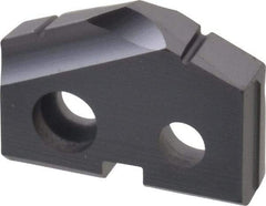 Allied Machine and Engineering - 19/32" Diam x 1/8" Thick, Seat Code 0, 132° Included Angle Spade Drill Insert - TiAlN Coated, Carbide, Grade K20, Series T-A - USA Tool & Supply