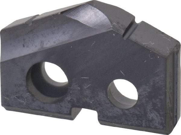 Allied Machine and Engineering - 5/8" Diam x 1/8" Thick, Seat Code 0, 132° Included Angle Spade Drill Insert - TiAlN Coated, Carbide, Grade K20, Series T-A - USA Tool & Supply