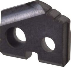 Allied Machine and Engineering - 27/64" Diam x 3/32" Thick, Seat Code Y, 132° Included Angle Spade Drill Insert - TiAlN Coated, Carbide, Grade K20, Series T-A - USA Tool & Supply