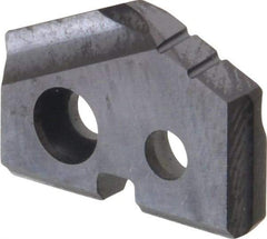 Allied Machine and Engineering - 1/2" Diam x 3/32" Thick, Seat Code Z, 132° Included Angle Spade Drill Insert - TiAlN Coated, Carbide, Grade K20, Series T-A - USA Tool & Supply