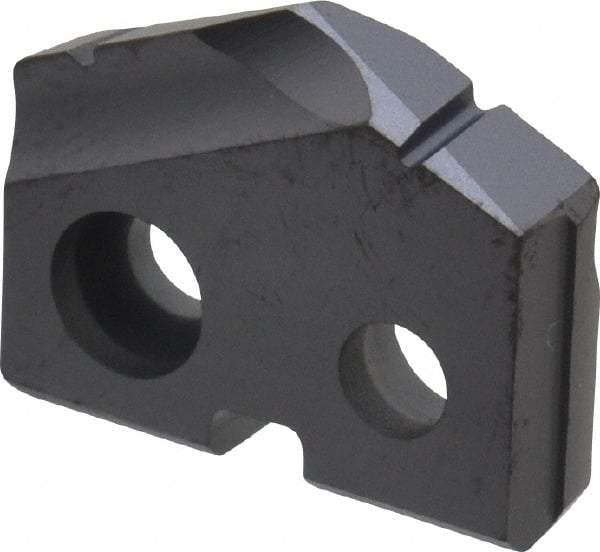 Allied Machine and Engineering - 35/64" Diam x 1/8" Thick, Seat Code 0, 132° Included Angle Spade Drill Insert - TiAlN Coated, Carbide, Grade P40, Series T-A - USA Tool & Supply