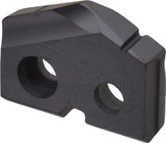 Allied Machine and Engineering - 37/64" Diam x 1/8" Thick, Seat Code 0, 132° Included Angle Spade Drill Insert - TiAlN Coated, Carbide, Grade P40, Series T-A - USA Tool & Supply