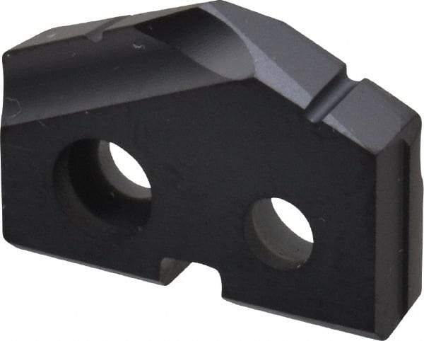 Allied Machine and Engineering - 39/64" Diam x 1/8" Thick, Seat Code 0, 132° Included Angle Spade Drill Insert - TiAlN Coated, Carbide, Grade P40, Series T-A - USA Tool & Supply