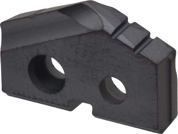 Allied Machine and Engineering - 43/64" Diam x 1/8" Thick, Seat Code 0, 132° Included Angle Spade Drill Insert - TiAlN Coated, Carbide, Grade P40, Series T-A - USA Tool & Supply