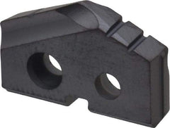 Allied Machine and Engineering - 43/64" Diam x 1/8" Thick, Seat Code 0, 132° Included Angle Spade Drill Insert - TiAlN Coated, Carbide, Grade P40, Series T-A - USA Tool & Supply
