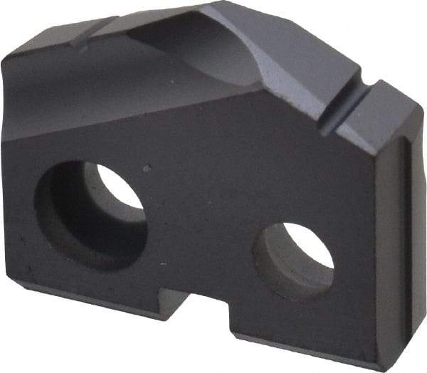 Allied Machine and Engineering - 17/32" Diam x 1/8" Thick, Seat Code 0, 132° Included Angle Spade Drill Insert - TiAlN Coated, Carbide, Grade P40, Series T-A - USA Tool & Supply