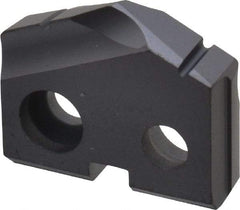 Allied Machine and Engineering - 17/32" Diam x 1/8" Thick, Seat Code 0, 132° Included Angle Spade Drill Insert - TiAlN Coated, Carbide, Grade P40, Series T-A - USA Tool & Supply