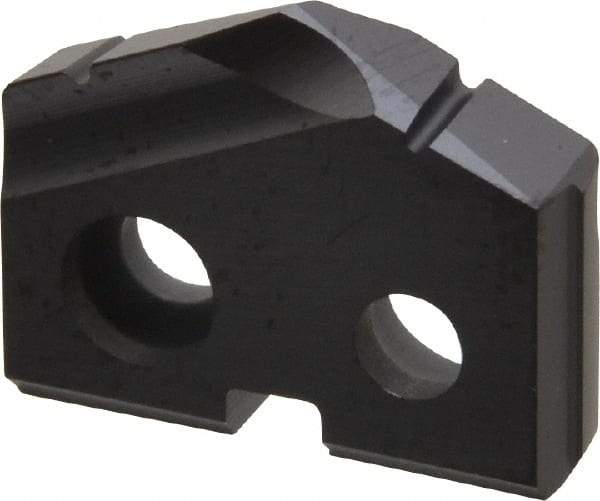 Allied Machine and Engineering - 9/16" Diam x 1/8" Thick, Seat Code 0, 132° Included Angle Spade Drill Insert - TiAlN Coated, Carbide, Grade P40, Series T-A - USA Tool & Supply