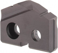 Allied Machine and Engineering - 19/32" Diam x 1/8" Thick, Seat Code 0, 132° Included Angle Spade Drill Insert - TiAlN Coated, Carbide, Grade P40, Series T-A - USA Tool & Supply