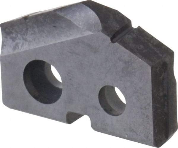 Allied Machine and Engineering - 5/8" Diam x 1/8" Thick, Seat Code 0, 132° Included Angle Spade Drill Insert - TiAlN Coated, Carbide, Grade P40, Series T-A - USA Tool & Supply
