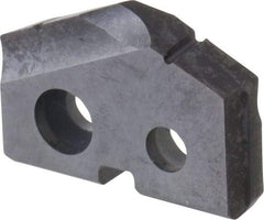 Allied Machine and Engineering - 5/8" Diam x 1/8" Thick, Seat Code 0, 132° Included Angle Spade Drill Insert - TiAlN Coated, Carbide, Grade P40, Series T-A - USA Tool & Supply