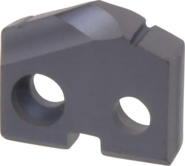 Allied Machine and Engineering - 13mm Diam x 1/8" Thick, Seat Code 0, 132° Included Angle Spade Drill Insert - TiAlN Coated, Carbide, Grade P40, Series T-A - USA Tool & Supply