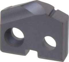 Allied Machine and Engineering - 13mm Diam x 1/8" Thick, Seat Code 0, 132° Included Angle Spade Drill Insert - TiAlN Coated, Carbide, Grade P40, Series T-A - USA Tool & Supply