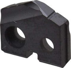 Allied Machine and Engineering - 27/64" Diam x 3/32" Thick, Seat Code Y, 132° Included Angle Spade Drill Insert - TiAlN Coated, Carbide, Grade P40, Series T-A - USA Tool & Supply