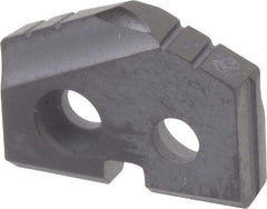 Allied Machine and Engineering - 31/64" Diam x 3/32" Thick, Seat Code Z, 132° Included Angle Spade Drill Insert - TiAlN Coated, Carbide, Grade P40, Series T-A - USA Tool & Supply