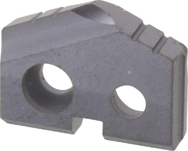 Allied Machine and Engineering - 15/32" Diam x 3/32" Thick, Seat Code Z, 132° Included Angle Spade Drill Insert - TiAlN Coated, Carbide, Grade P40, Series T-A - USA Tool & Supply