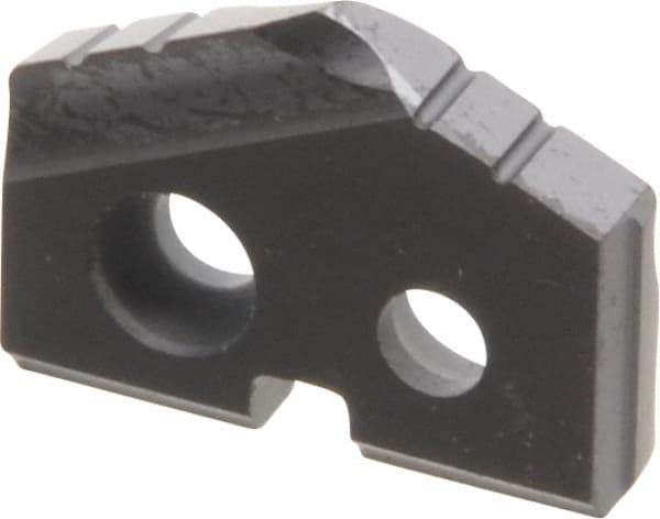 Allied Machine and Engineering - 1/2" Diam x 3/32" Thick, Seat Code Z, 132° Included Angle Spade Drill Insert - TiAlN Coated, Carbide, Grade P40, Series T-A - USA Tool & Supply