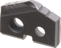 Allied Machine and Engineering - 1/2" Diam x 3/32" Thick, Seat Code Z, 132° Included Angle Spade Drill Insert - TiAlN Coated, Carbide, Grade P40, Series T-A - USA Tool & Supply