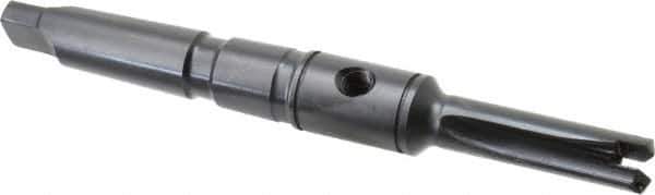 Allied Machine and Engineering - Series 0, 33/64 to 11/16" Diam, 2MT Taper Shank, Straight Flute Spade Drill - 1-3/8" Max Depth, 3-41/64" Body Length, 6-15/32" OAL, Short Length, Through Coolant - USA Tool & Supply
