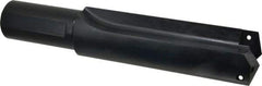 Allied Machine and Engineering - Series 5, 2-1/2 to 3-1/2" Diam, 2" Diam Straight Shank, Straight Flute Spade Drill - 6-3/4" Max Depth, 8-3/4" Body Length, 12-1/2" OAL, Short Length, Through Coolant - USA Tool & Supply