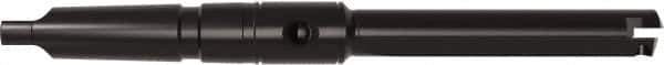 Allied Machine and Engineering - Series E, 2-1/2 to 3-3/8" Diam, 5MT Taper Shank, Straight Flute Spade Drill - 20" Max Depth, 23-5/8" Body Length, 28-7/16" OAL, Long Length, Through Coolant - USA Tool & Supply