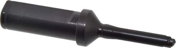 Allied Machine and Engineering - Series Y, 3/8 to 27/64" Diam, 3/4" Diam Straight Shank with Flange, Straight Flute Spade Drill - 1-1/4" Max Depth, 2-1/2" Body Length, 4-7/16" OAL, Short Length, Through Coolant - USA Tool & Supply