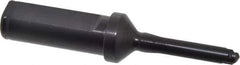 Allied Machine and Engineering - Series Y, 3/8 to 27/64" Diam, 3/4" Diam Straight Shank with Flange, Straight Flute Spade Drill - 1-1/4" Max Depth, 2-1/2" Body Length, 4-7/16" OAL, Short Length, Through Coolant - USA Tool & Supply