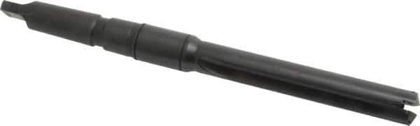 Allied Machine and Engineering - Series 1.5, 55/64 to 15/16" Diam, 3MT Taper Shank, Straight Flute Spade Drill - 4-3/4" Max Depth, 7-39/64" Body Length, 11-5/32" OAL, Intermediate Length, Through Coolant - USA Tool & Supply