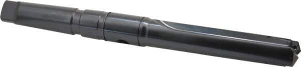 Allied Machine and Engineering - Series 2.5, 1-3/16 to 1-3/8" Diam, 4MT Taper Shank, Straight Flute Spade Drill - 5-3/8" Max Depth, 8-37/64" Body Length, 13-1/16" OAL, Intermediate Length, Through Coolant - USA Tool & Supply