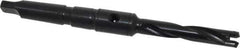 Allied Machine and Engineering - Series 0, 33/64 to 11/16" Diam, 2MT Taper Shank, Helical Flute Spade Drill - 2-1/2" Max Depth, 4-49/64" Body Length, 7-19/32" OAL, Standard Length, Through Coolant - USA Tool & Supply