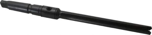 Allied Machine and Engineering - Series 1, 45/64 to 15/16" Diam, 3MT Taper Shank, Straight Flute Spade Drill - 6-3/4" Max Depth, 9-39/64" Body Length, 13-5/32" OAL, Standard Length, Through Coolant - USA Tool & Supply