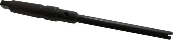 Allied Machine and Engineering - Series 1, 45/64 to 15/16" Diam, 4MT Taper Shank, Straight Flute Spade Drill - 6-3/4" Max Depth, 9-43/64" Body Length, 14-5/32" OAL, Standard Length, Through Coolant - USA Tool & Supply