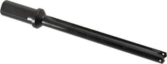 Allied Machine and Engineering - Series 1, 45/64 to 15/16" Diam, 1" Diam Straight Shank with Flange, Straight Flute Spade Drill - 6-5/8" Max Depth, 8-15/64" Body Length, 10-3/8" OAL, Standard Length, Through Coolant - USA Tool & Supply