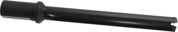 Allied Machine and Engineering - Series 2, 31/32 to 1-3/8" Diam, 1-1/4" Diam Straight Shank with Flange, Straight Flute Spade Drill - 7-3/8" Max Depth, 9-13/64" Body Length, 11-11/32" OAL, Standard Length, Through Coolant - USA Tool & Supply