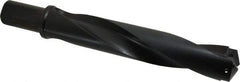 Allied Machine and Engineering - Series 4, 1-29/32 to 2-9/16" Diam, 1-1/2" Diam Straight Shank with Flange, Helical Flute Spade Drill - 9-1/8" Max Depth, 11-1/4" Body Length, 13-3/4" OAL, Standard Length, Through Coolant - USA Tool & Supply