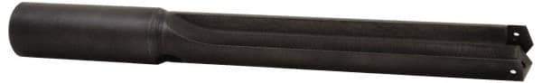 Allied Machine and Engineering - Series 7, 3-17/32 to 4-1/2" Diam, 3" Diam Straight Shank, Straight Flute Spade Drill - 21-7/8" Max Depth, 24-1/4" Body Length, 29" OAL, Extended Length, Through Coolant - USA Tool & Supply