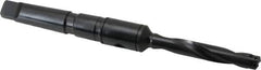 Allied Machine and Engineering - Series Z, 7/16 to 1/2" Diam, 2MT Taper Shank, Helical Flute Spade Drill - 2-3/8" Max Depth, 4-19/32" Body Length, 7-7/16" OAL, Standard Length, Through Coolant - USA Tool & Supply