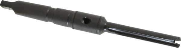 Allied Machine and Engineering - Series Z, 7/16 to 1/2" Diam, 2MT Taper Shank, Straight Flute Spade Drill - 2-3/8" Max Depth, 4-19/32" Body Length, 7-7/16" OAL, Standard Length, Through Coolant - USA Tool & Supply