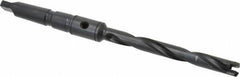 Allied Machine and Engineering - Series 0, 33/64 to 11/16" Diam, 2MT Taper Shank, Helical Flute Spade Drill - 4-1/2" Max Depth, 6-49/64" Body Length, 9-19/32" OAL, Extended Length, Through Coolant - USA Tool & Supply