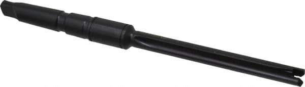 Allied Machine and Engineering - Series 0, 33/64 to 11/16" Diam, 2MT Taper Shank, Straight Flute Spade Drill - 4-1/2" Max Depth, 6-49/64" Body Length, 9-19/32" OAL, Extended Length, Through Coolant - USA Tool & Supply