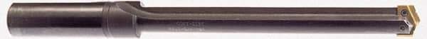 Allied Machine and Engineering - Series 4, 1-29/32 to 2-9/16" Diam, 1-1/2" Diam Straight Shank, Straight Flute Spade Drill - 24-5/8" Max Depth, 26-3/16" Body Length, 30" OAL, Long Length, Through Coolant - USA Tool & Supply