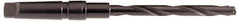 Allied Machine and Engineering - Series 0.5, 15.5 to 17.5mm Diam, 2MT Taper Shank, Helical Flute Spade Drill - 114.3mm Max Depth, 171.8mm Body Length, 243.7mm OAL, Extended Length, Through Coolant - USA Tool & Supply