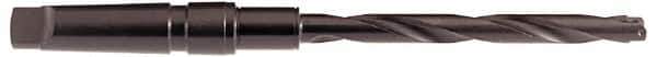 Allied Machine and Engineering - Series 5, 64 to 88mm Diam, 5MT Taper Shank, Helical Flute Spade Drill - 273.1mm Max Depth, 388.9mm Body Length, 531.8mm OAL, Standard Length, Through Coolant - USA Tool & Supply