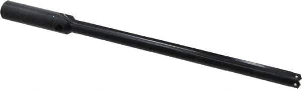 Allied Machine and Engineering - Series 1, 45/64 to 15/16" Diam, 1" Diam Straight Shank, Straight Flute Spade Drill - 10-5/8" Max Depth, 12-1/64" Body Length, 14-7/8" OAL, Extended Length, Through Coolant - USA Tool & Supply